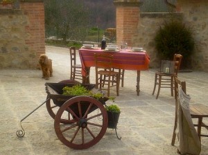 Pranzo in cortile