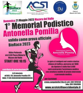 Memorial podistico Antonella Pomilia 21 maggio