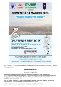 Monteroni Run a 14 maggio
