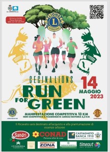 Run for green Cecina 14 maggio