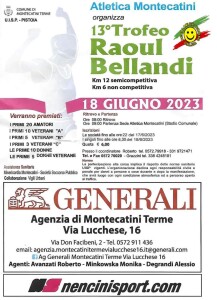 Trofeo Raul Bellandi Montecatini, 28 giugno