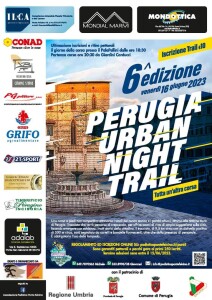 Perugia Urban Night Trail a 16 giugno