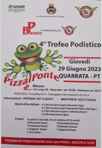 Pizza al ponte 29 giugno