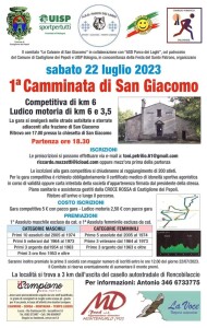 Camminata di San Giacomo 22 luglio