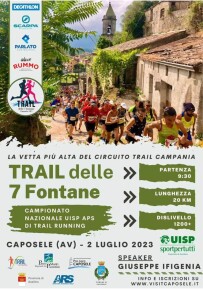 Trail delle 7 fontane Caposele 2 luglio