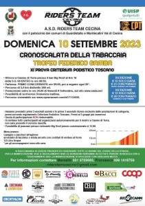 Cronoscalata della tabaccaia 10 settembre