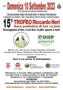 Trofeo Riccardo Neri 10 settembre