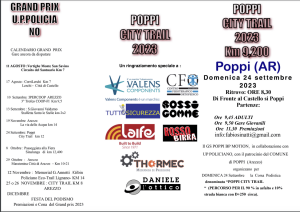 Poppi Citi trail 24 settembre