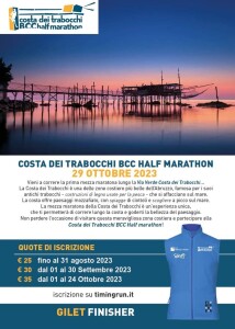 Costa dei Trabocchi half marathon 29 ottobre