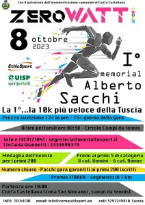 Memorial Alberto Sacchi 8 ottobre