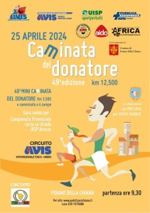 Camminata del Donatore 25 aprile